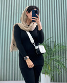 بلوز بافت گپ اسپانتکس زنانه کد 2257