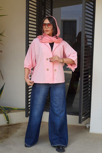 کت لنین زنانه مدل بنیتا کد 3015