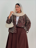 شومیز زنانه پلنگی مدل لئوپارد کد 3020
