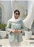 مانتو زنانه پینترستی طرح کت مدل ستیا کد 3034