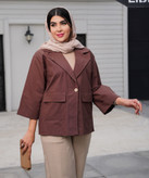 مانتو زنانه لنین طرح کت مدل بیتا کد 3036