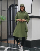 کفتان به همراه کیف زنانه مدل ژیلا کد 3047