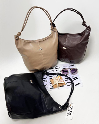 کیف زنانه چرم زارا مدل کتی مشکی کد 69