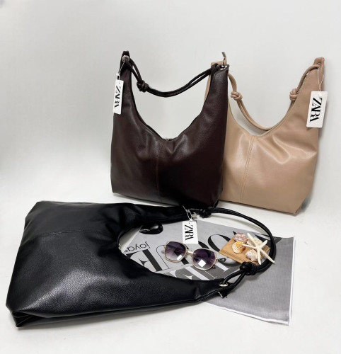 کیف زنانه چرم زارا مدل لبرون لش بزرگ کد 71