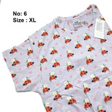 تیشرت طرحدار زنانه برند H&M اورجینال کد 4019