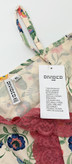 تاپ بندی و شرتک گیپوری طرحدار زنانه برند (DIVIDED) H&M اورجینال کد 4020