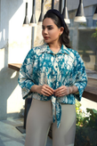 شومیز جلوگره ای زنانه مدل آوا کد 3016